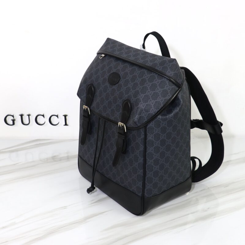Gucci Interlocking Double G sac à dos noir — réplique – Image 6