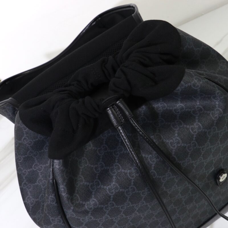 Gucci Interlocking Double G sac à dos noir — réplique – Image 7