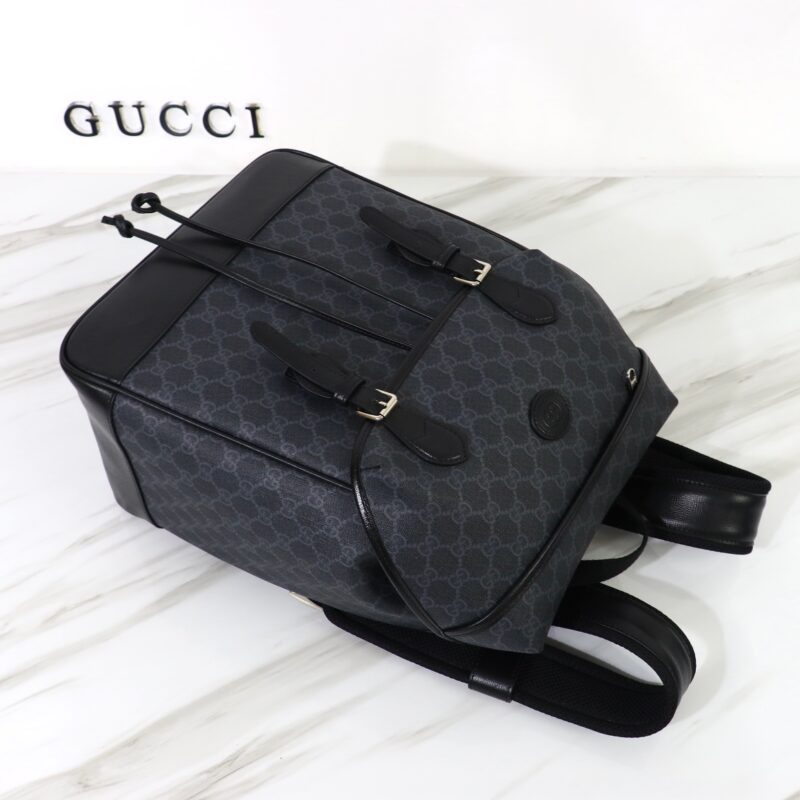 Gucci Interlocking Double G sac à dos noir — réplique – Image 8