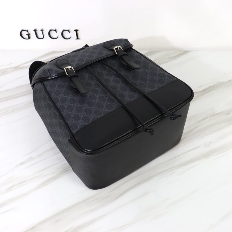 Gucci Interlocking Double G sac à dos noir — réplique – Image 9