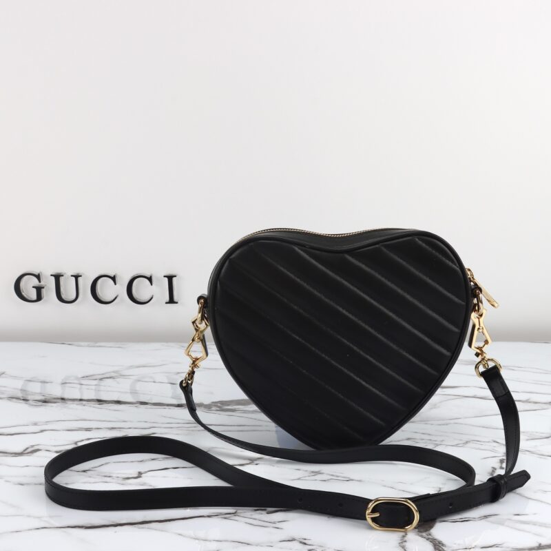 Gucci Interlocking G Mini Heart noir — réplique – Image 10