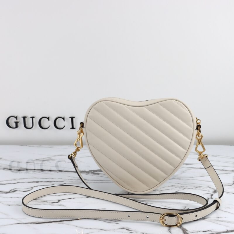 Gucci Interlocking G Mini Heart blanc — réplique – Image 3