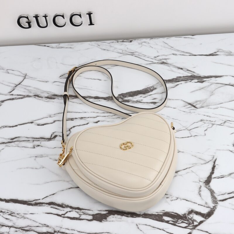 Gucci Interlocking G Mini Heart blanc — réplique – Image 5