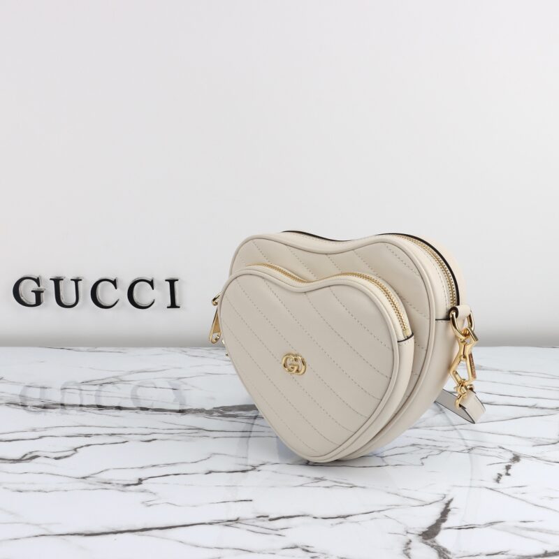Gucci Interlocking G Mini Heart blanc — réplique – Image 8