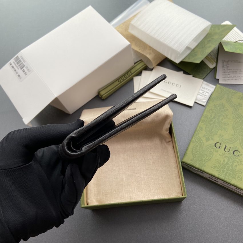 Gucci Interlocking portefeuille noir — réplique – Image 4