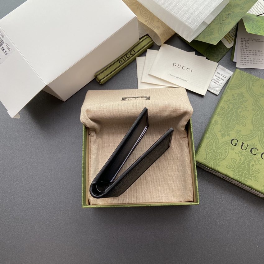 Gucci Interlocking portefeuille noir — réplique – Image 8