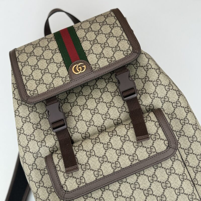 Gucci grand format Ophidia sac à dos Beige — réplique – Image 2