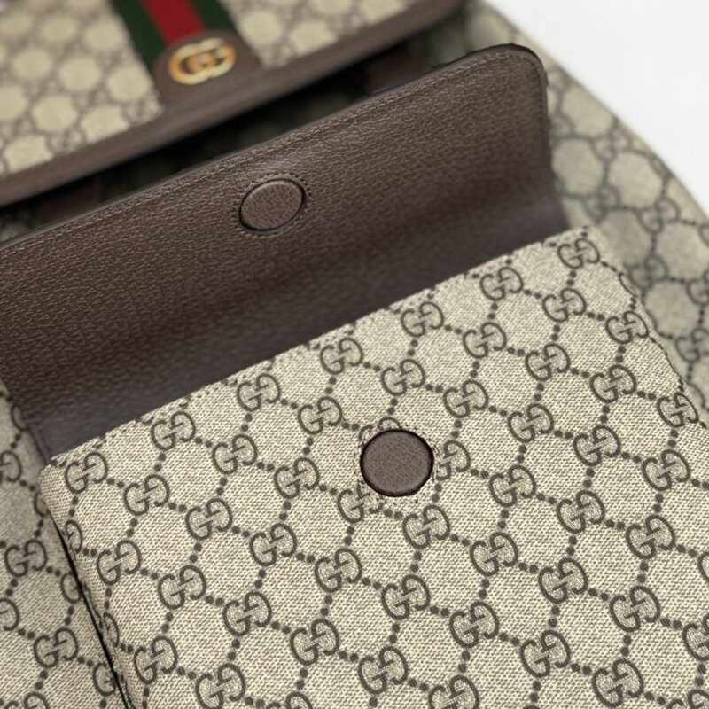 Gucci grand format Ophidia sac à dos Beige — réplique – Image 10