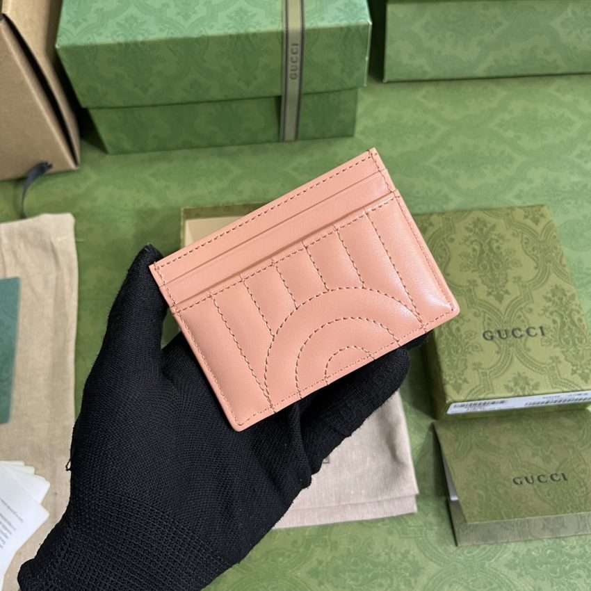 Gucci Marmont porte-cartes rose — réplique – Image 3