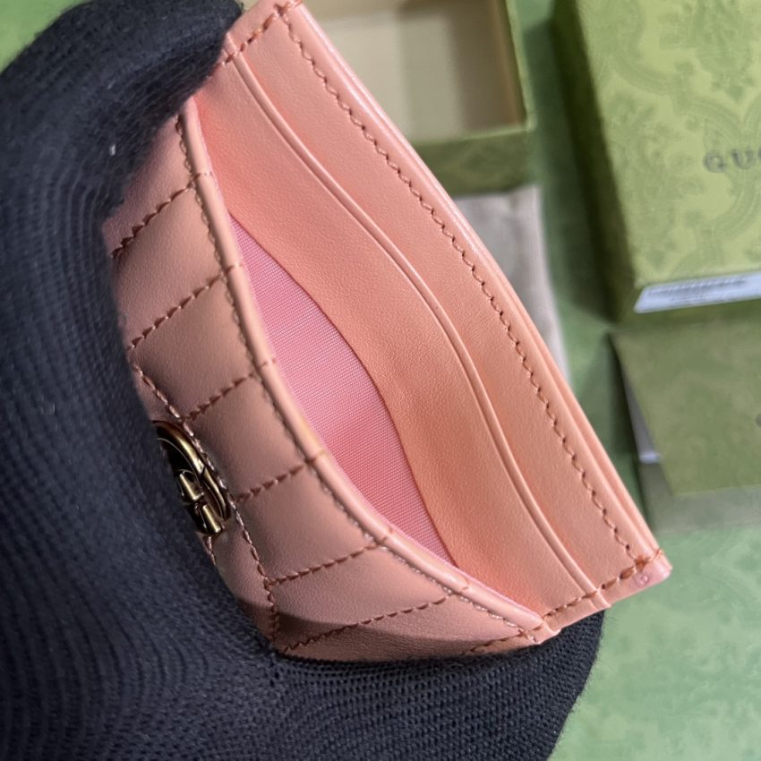 Gucci Marmont porte-cartes rose — réplique – Image 5