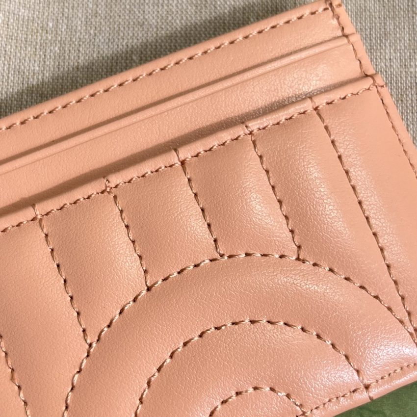 Gucci Marmont porte-cartes rose — réplique – Image 6