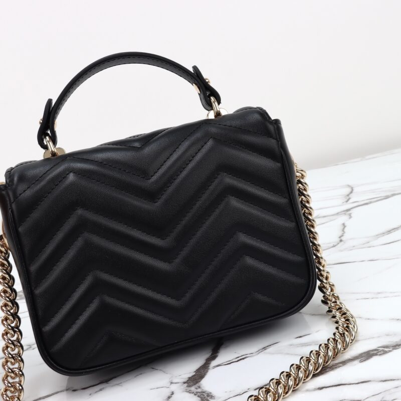 Gucci Marmont Mini avec poignée noir — réplique – Image 4