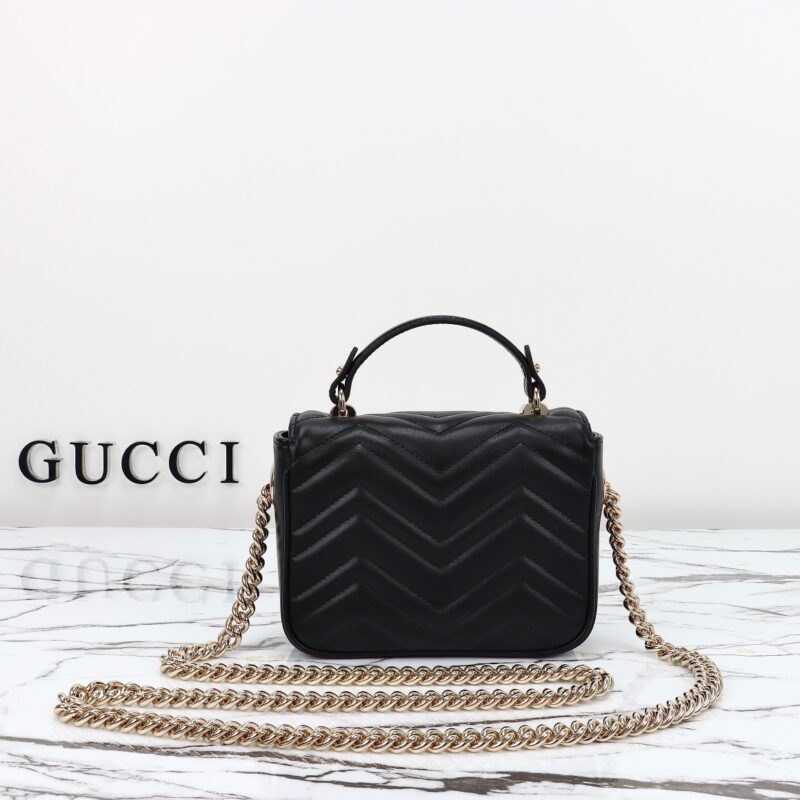 Gucci Marmont Mini avec poignée noir — réplique – Image 5