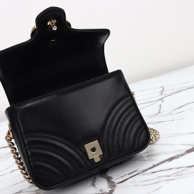 Gucci Marmont Mini avec poignée noir — réplique – Image 7