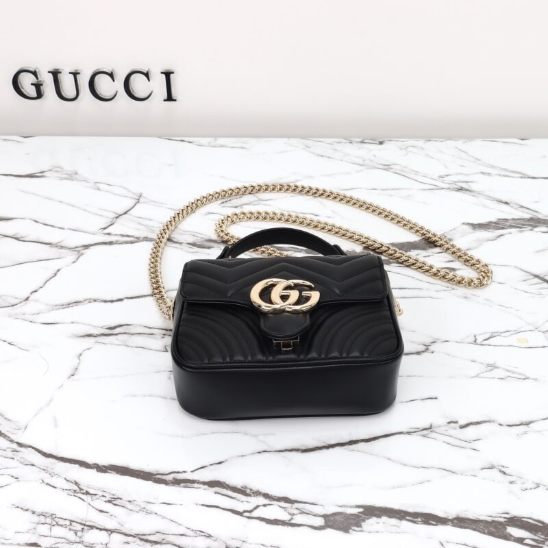 Gucci Marmont Mini avec poignée noir — réplique – Image 8