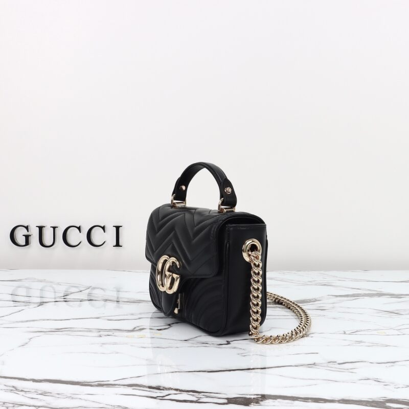 Gucci Marmont Mini avec poignée noir — réplique – Image 9