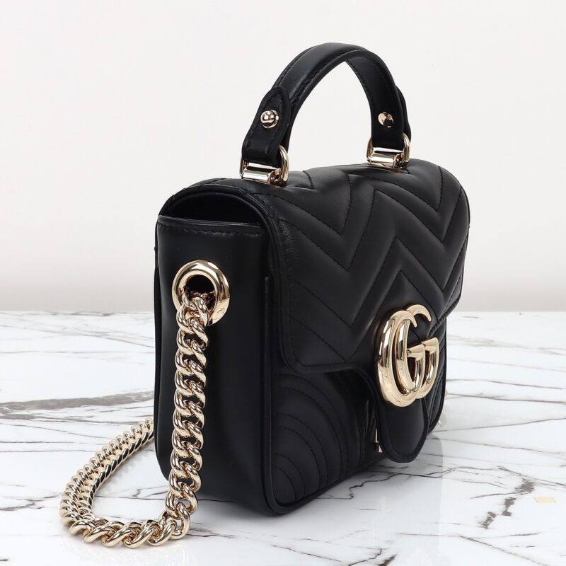 Gucci Marmont Mini avec poignée noir — réplique – Image 10