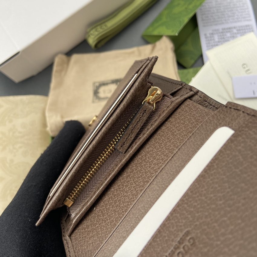 Gucci Ophidia Compact marron portefeuille — réplique – Image 5