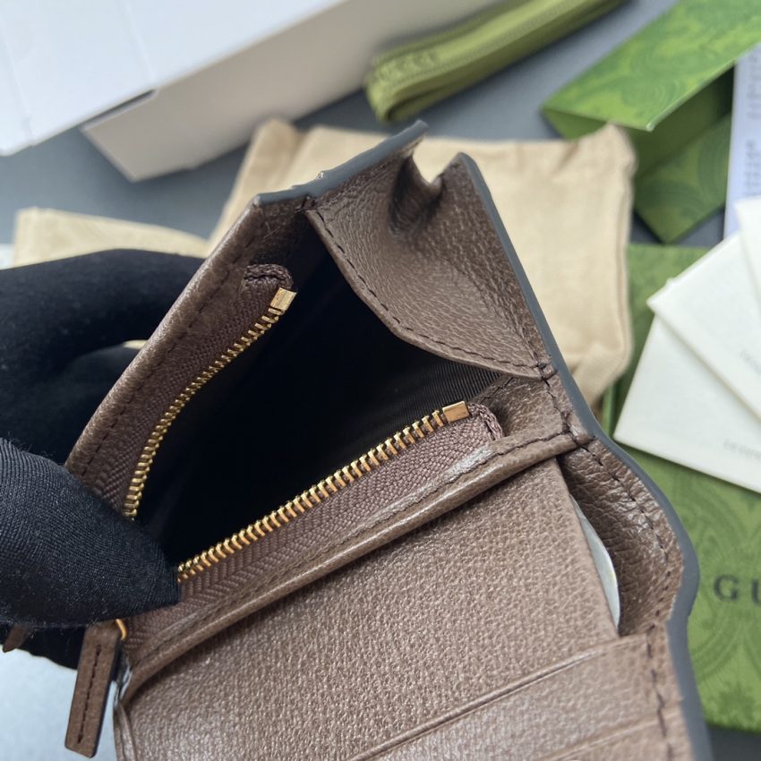 Gucci Ophidia Compact marron portefeuille — réplique – Image 7