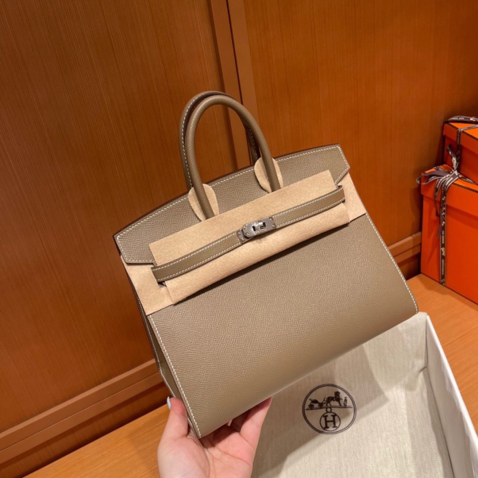 Hermès Birkin Epsom Elephant gris — réplique – Image 2