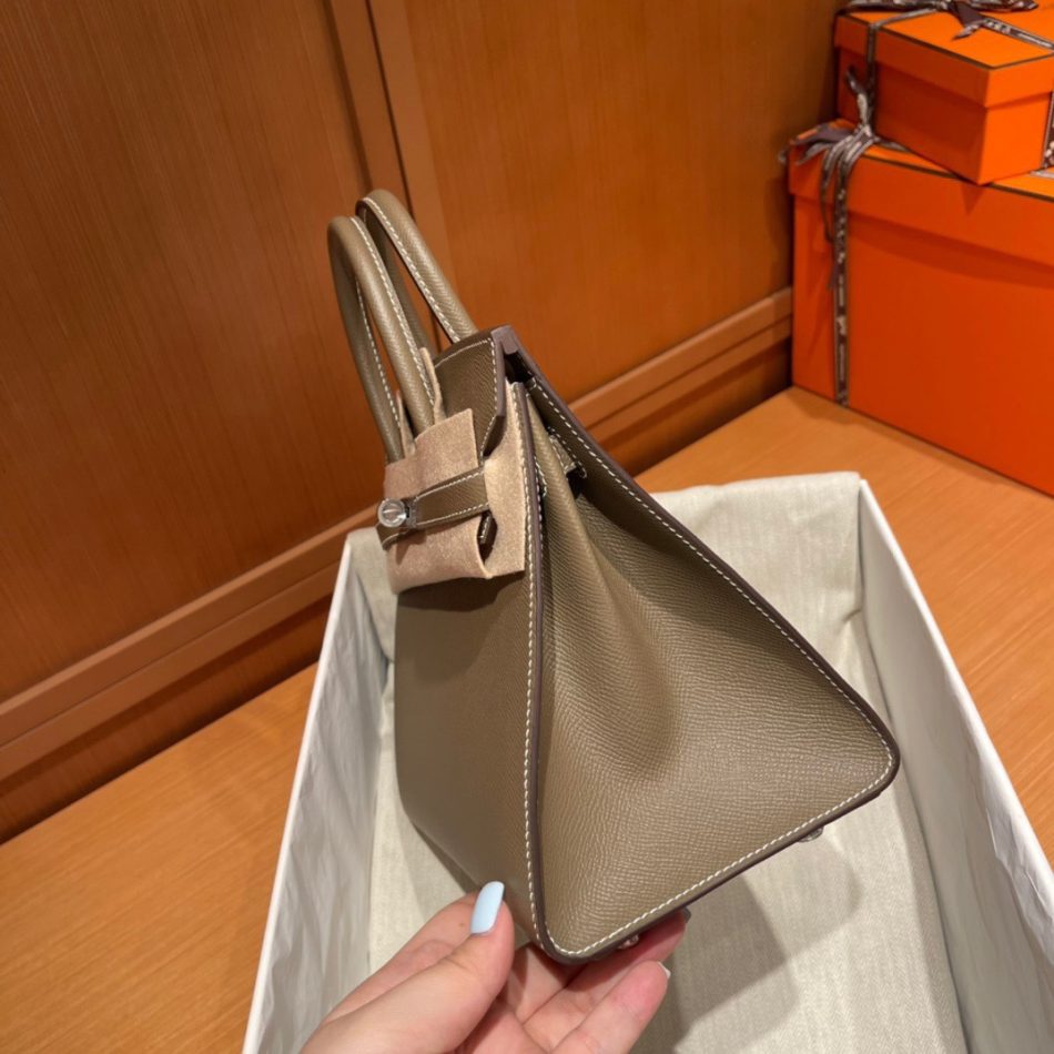 Hermès Birkin Epsom Elephant gris — réplique – Image 3