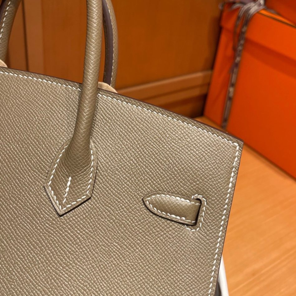 Hermès Birkin Epsom Elephant gris — réplique – Image 6