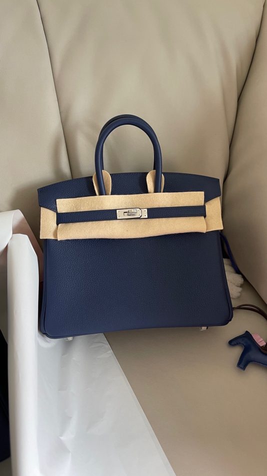 Hermès Birkin Sapphire bleu Togo — réplique – Image 3