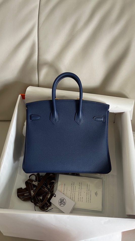 Hermès Birkin Sapphire bleu Togo — réplique – Image 5