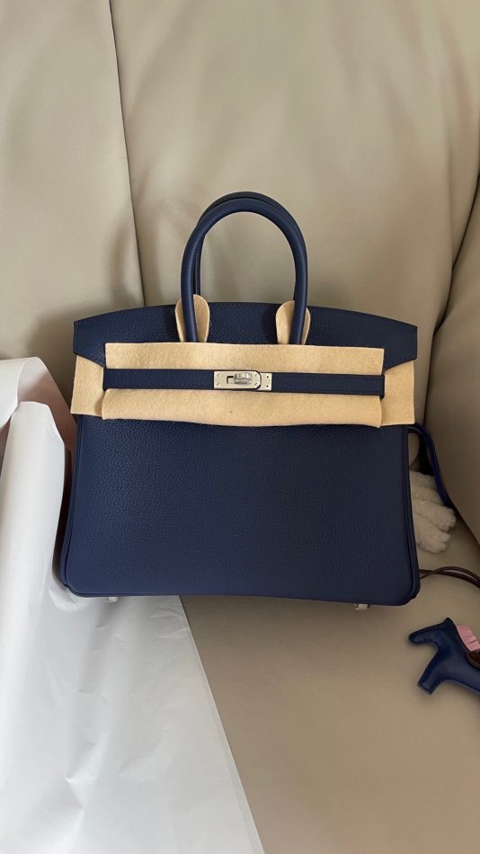 Hermès Birkin Sapphire bleu Togo — réplique – Image 6