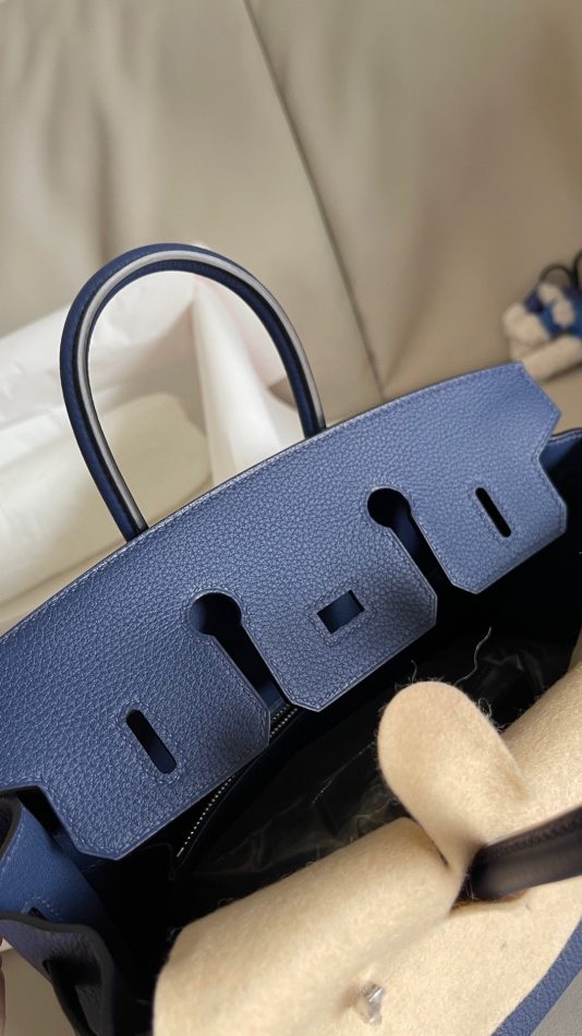 Hermès Birkin Sapphire bleu Togo — réplique – Image 9