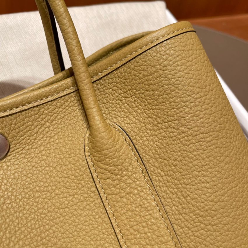 Hermès Garden Party 30Cm Cardamon gris — réplique – Image 3