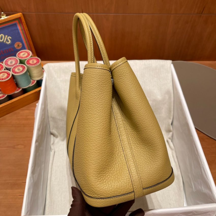 Hermès Garden Party 30Cm Cardamon gris — réplique – Image 5