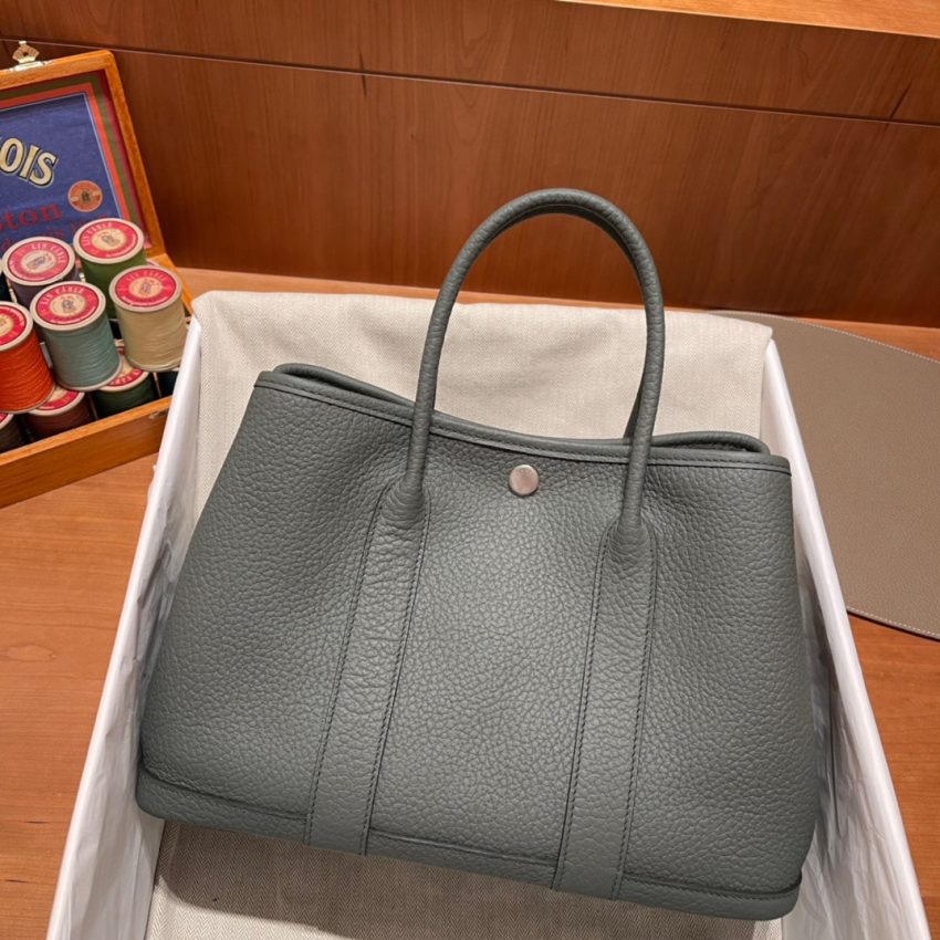 Hermès Garden Party 30Cm Vert Amande — réplique – Image 2