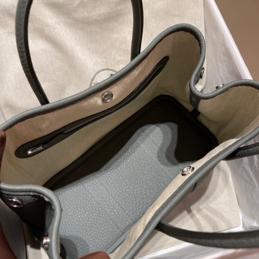 Hermès Garden Party 30Cm Vert Amande — réplique – Image 6