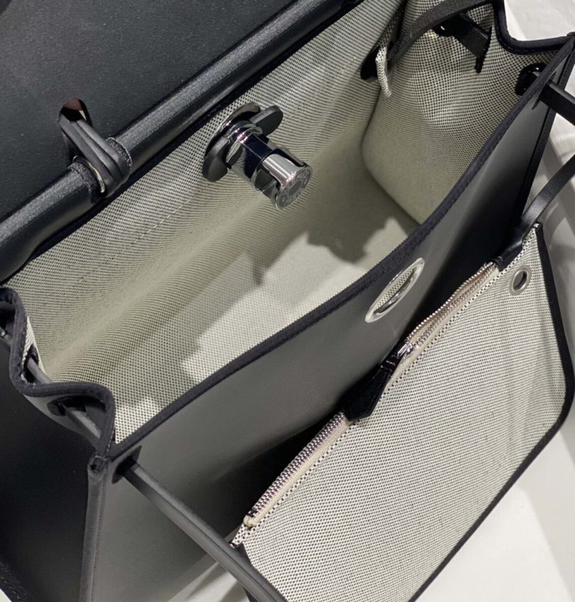 Hermès Herbag 31Cm noir — réplique - Image 2