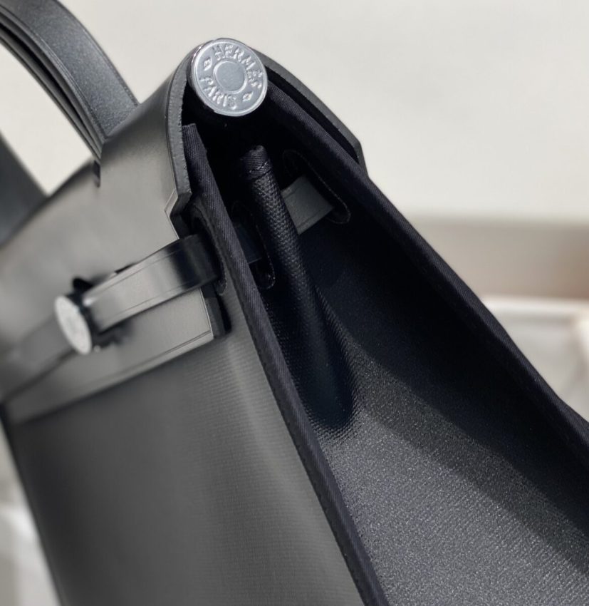 Hermès Herbag 31Cm noir — réplique - Image 9