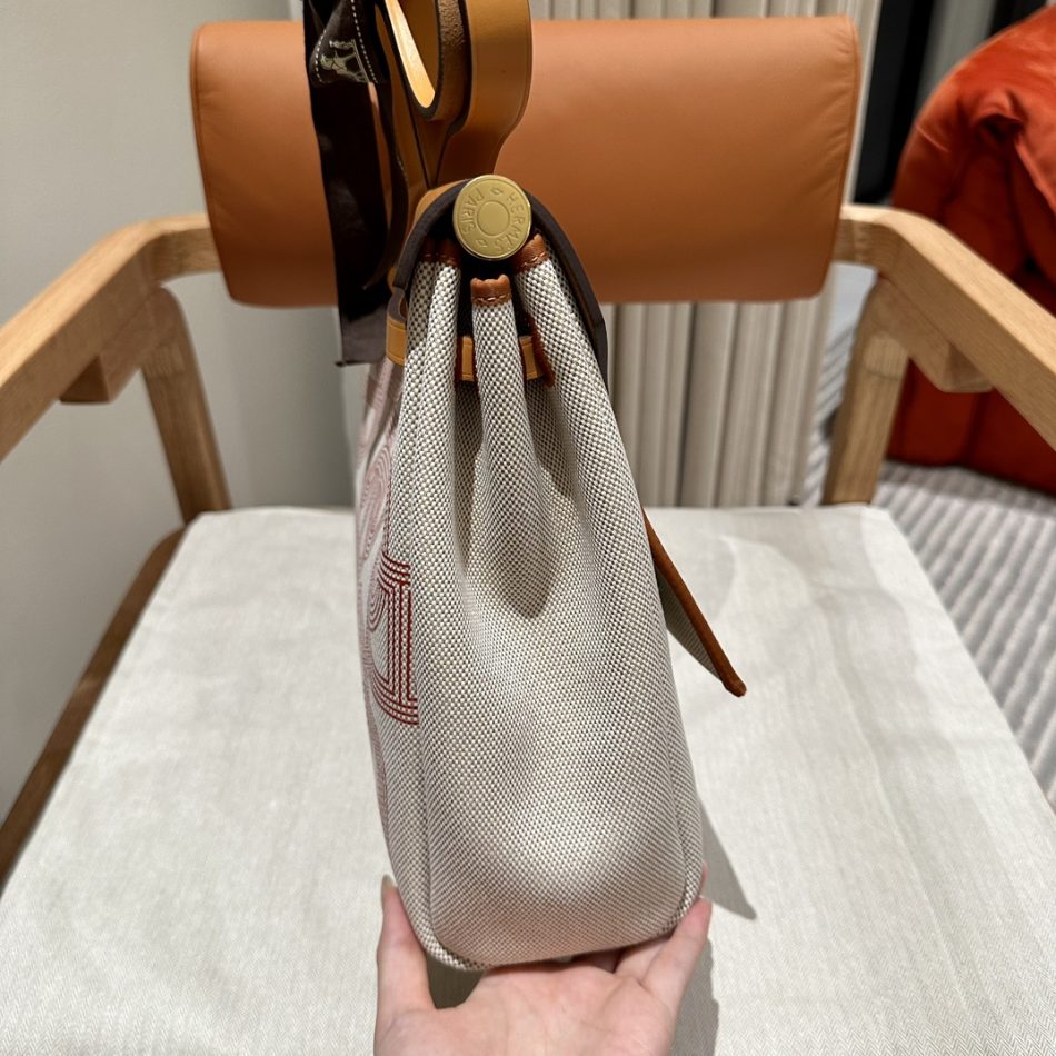 Hermès Herbag 31Cm Circuit Orange — réplique – Image 3