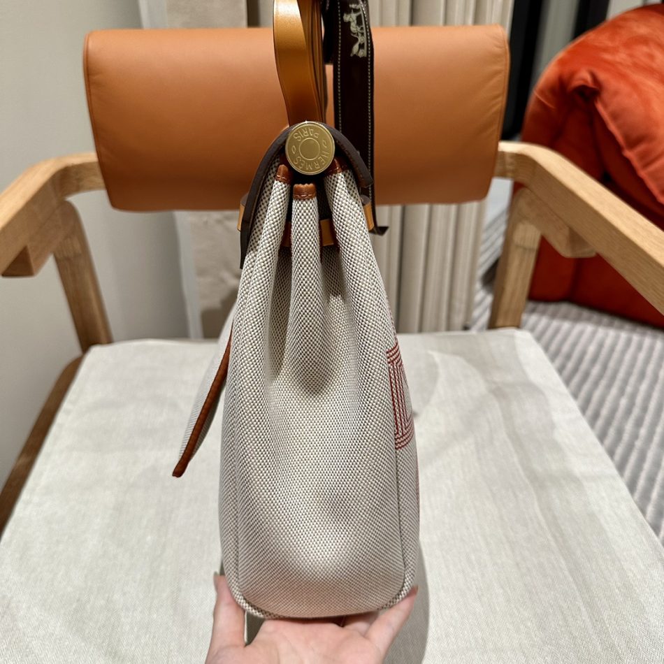 Hermès Herbag 31Cm Circuit Orange — réplique – Image 7