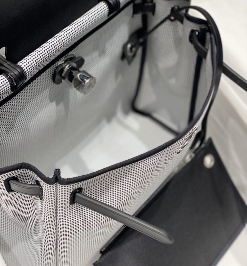 Hermès Herbag 31Cm blanc — réplique - Image 8