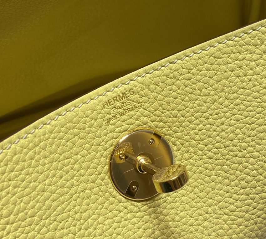 Hermès Lindy jaune — réplique – Image 7