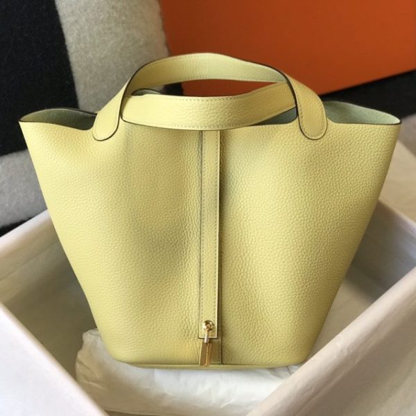Hermès Picotin Lock jaune — réplique