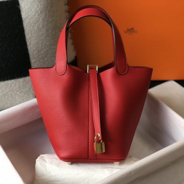 Hermès Picotin Lock rouge — réplique