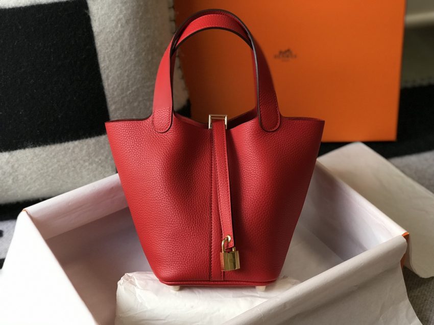 Hermès Picotin Lock rouge — réplique
