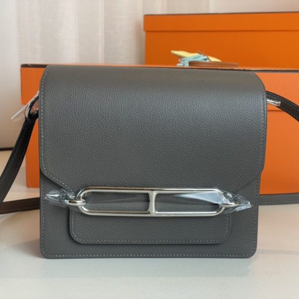 Hermès Sac Roulis gris — réplique