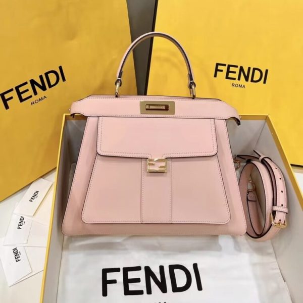 Fendi Peekaboo avec Patch Pocket rose — réplique