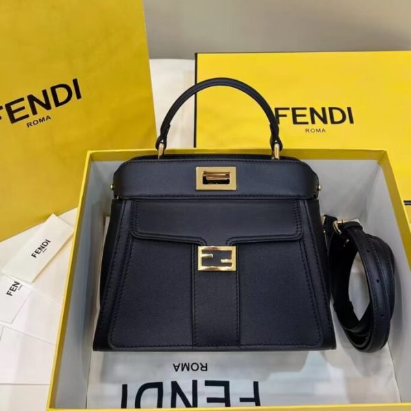 Fendi Peekaboo avec Patch Pocket noir — réplique