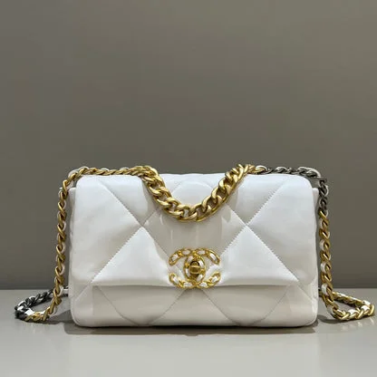 Sac Chanel 19 petit format coloris blanc — réplique