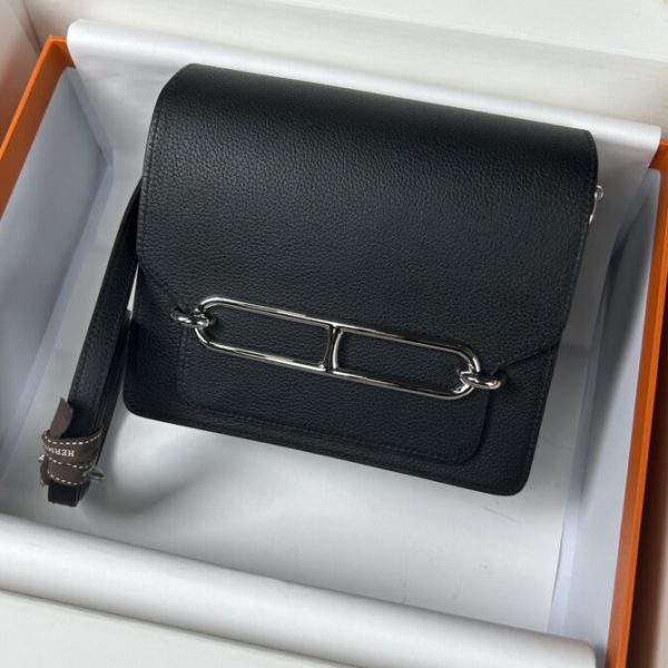 Hermès Sac Roulis noir — réplique