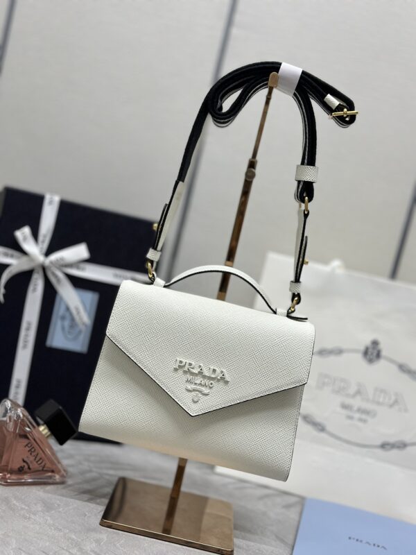 Prada Saffiano bleu Envelope — réplique – Image 9