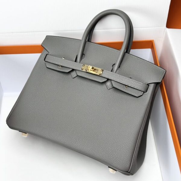 Hermès Birkin Cumulonimbus gris — réplique
